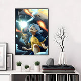 I-Inazuma E-Eleven Anime Poster Paper Print Home Living Room Bedroom Entrance Bar Restaurant Cafe Art canvas Painting Decoration