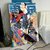 T-Tokyo Revengers Anime Poster HD PVC Wall Art - Waterproof Self Adhesive Mildew Resistant For Home Office Bar