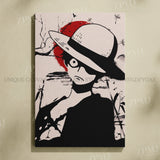 Anime One Piece Home Decoration Canvas Painting Pictures Monkey D. Luffy Figures Wall Art Prints Poster For Living Room No Frame