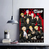 Anime Tokyo R-Revengers Poster Modern and Minimalist Wall Stickers for Home Decor Living Room Dormitory Wall Art