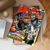 Anime My Hero Academia Poster Self-adhesive Wall Mural Art Waterproof Sticker For Bar Room Decor High Quality Print Gift