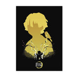 Anime Demon Slayer Canvas Poster Tanjiro Nezuko Home Wall Art Painting Print Pictures Kids Bedroom Living Room Decor Mural Gifts