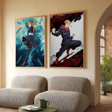 New Jujutsu Kaisen Anime Poster Aesthetic HD PVC Wall Art - Waterproof Wear Resistant For Home Hotel Bar
