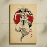 Anime One Piece Home Decoration Canvas Painting Pictures Monkey D. Luffy Figures Wall Art Prints Poster For Living Room No Frame