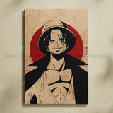 Anime One Piece Home Decoration Canvas Painting Pictures Monkey D. Luffy Figures Wall Art Prints Poster For Living Room No Frame