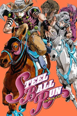 Japanese Anime Steel Ball Run Poster Print Gyro Zeppeli JoJo's Bizarre Adventure Poster Comics Wall Art Canvas Painting Decor