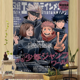 Jujutsu Kaisen Anime Hippie Wall Hanging Tapestries for Living Room Home Dorm Decor Art Home Decor