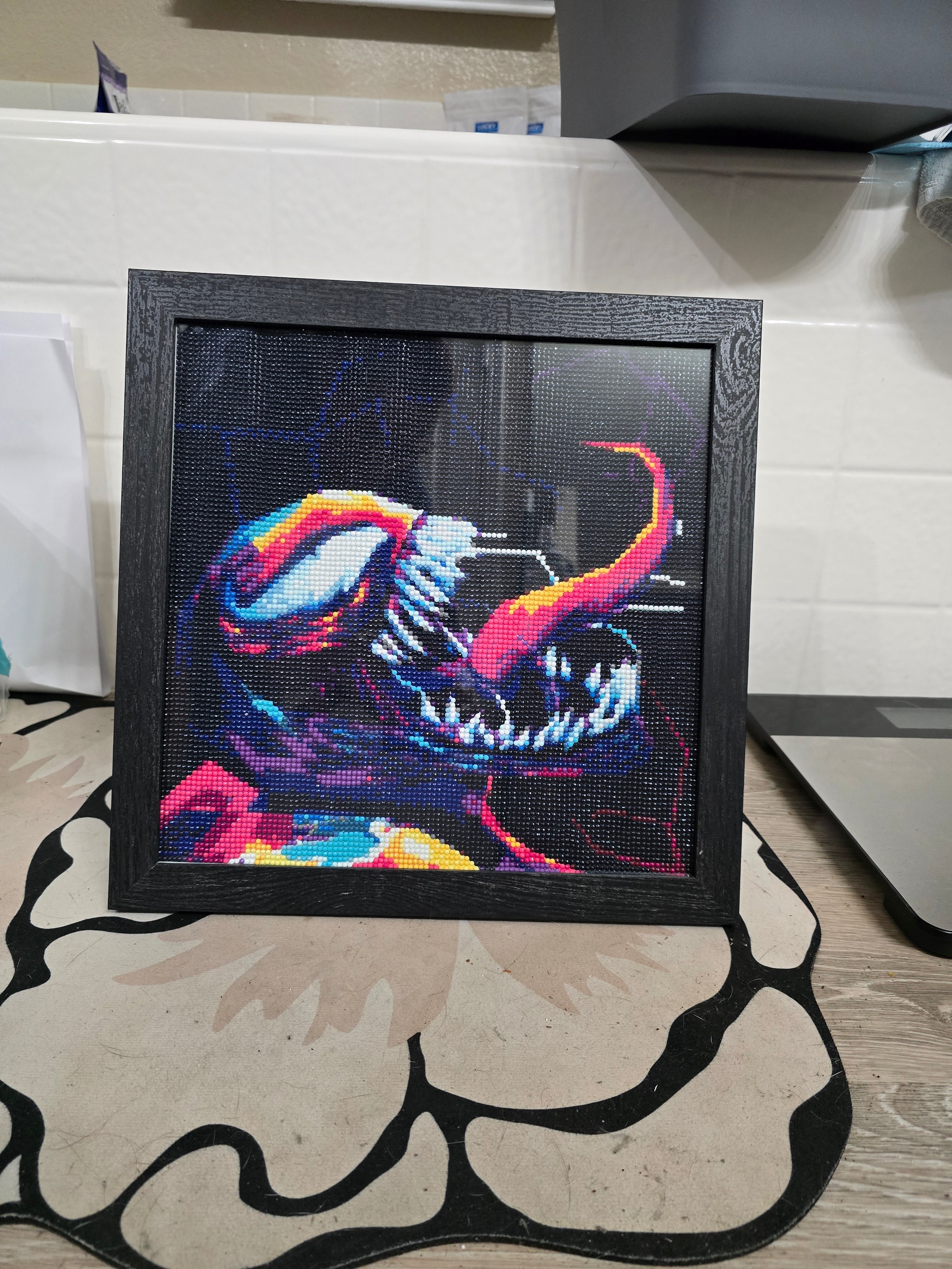 VENOM 5D GLOW IN THE DARK 5D WALL ART...(No Tax)