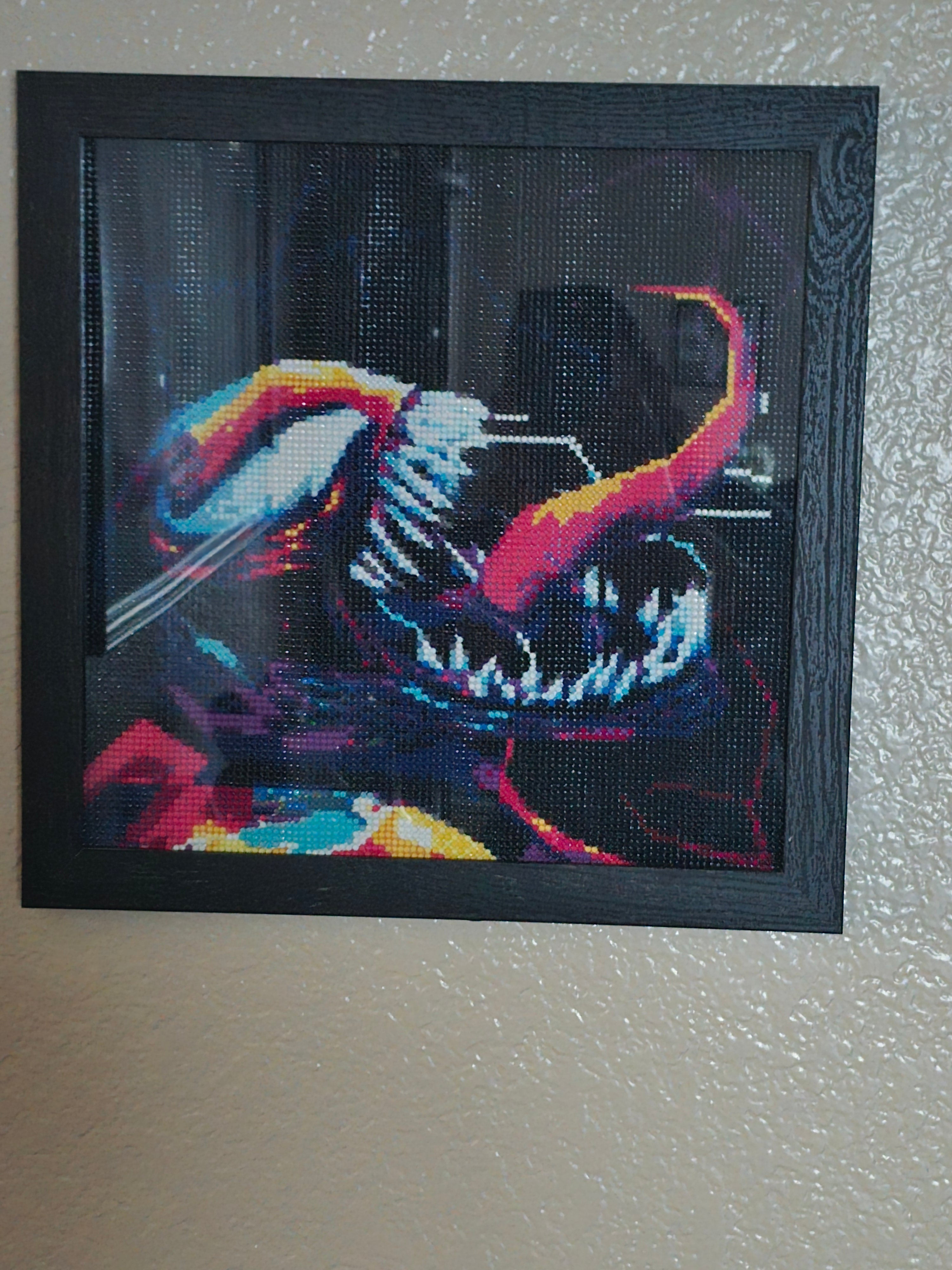 VENOM 5D GLOW IN THE DARK 5D WALL ART...(No Tax)