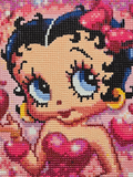 1 Betty Boop 3pc Collectable 5D Wall Art      (No Tax)