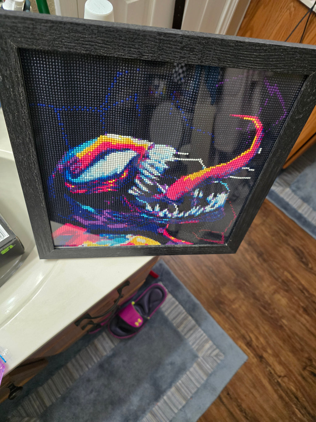 VENOM 5D GLOW IN THE DARK 5D WALL ART...(No Tax)
