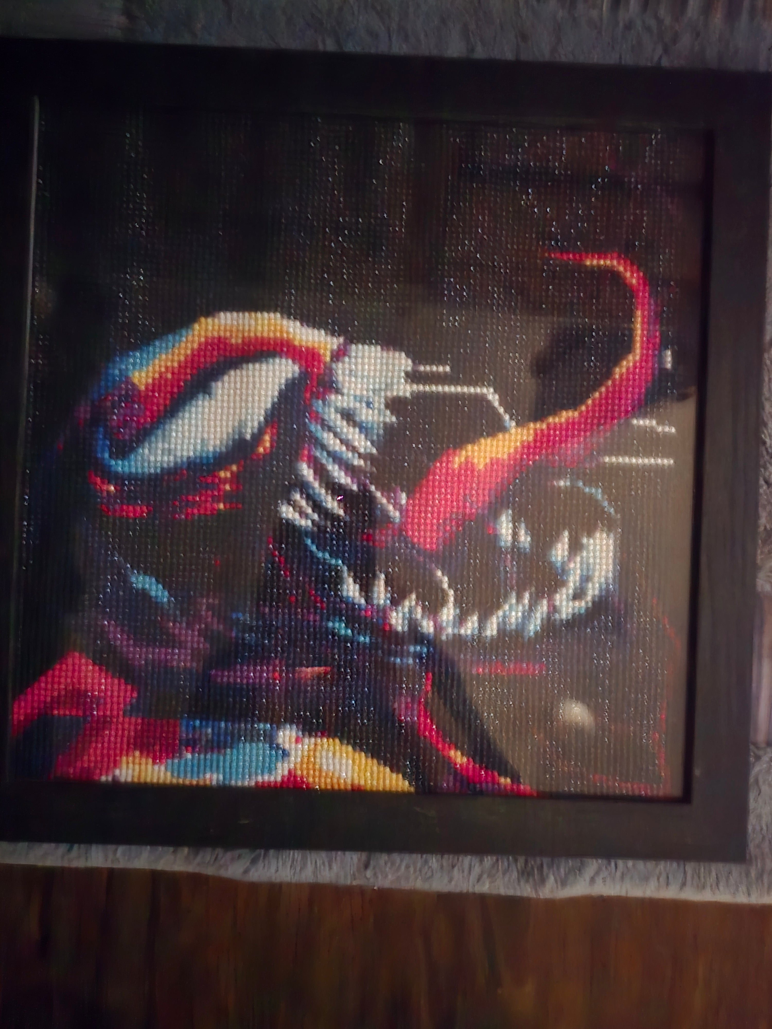 VENOM 5D GLOW IN THE DARK 5D WALL ART...(No Tax)