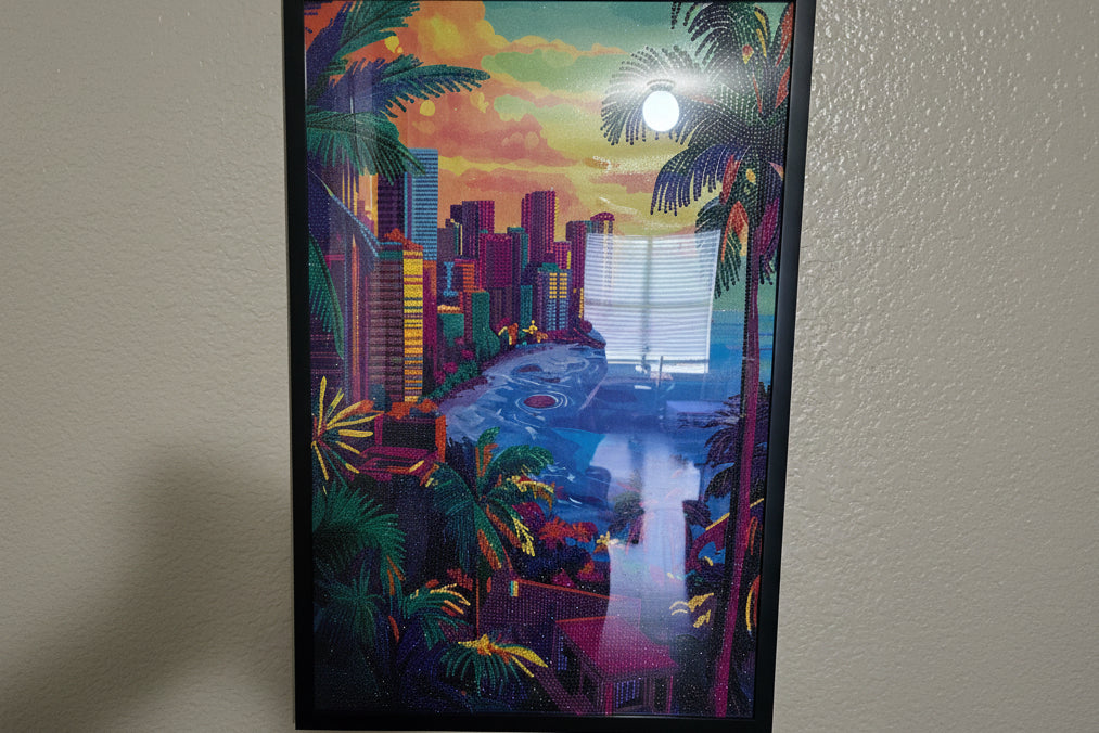 Ultra Shiny 5D Beach Vacation Wall Art (No Tax)