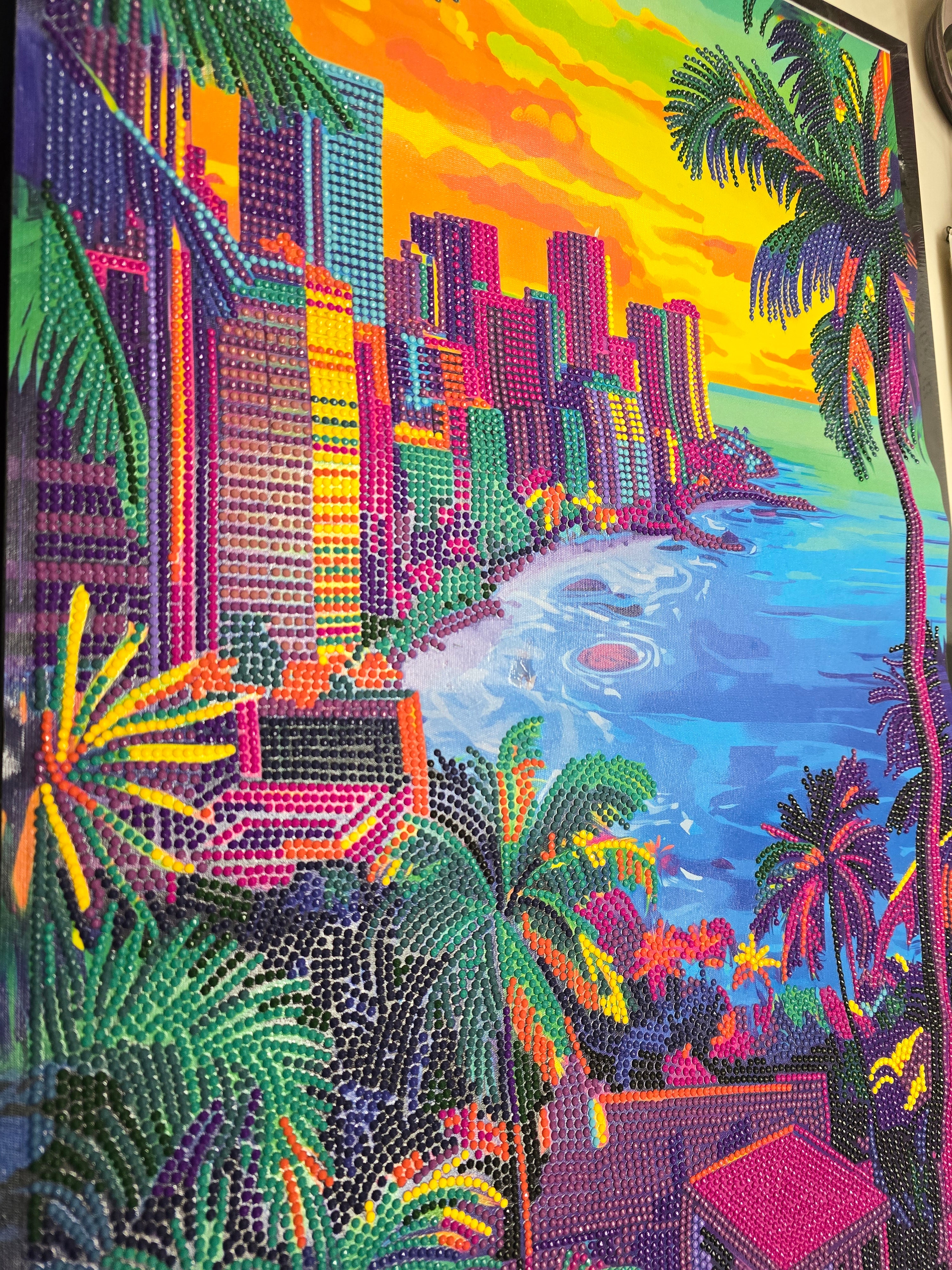 Ultra Shiny 5D Beach Vacation Wall Art (No Tax)